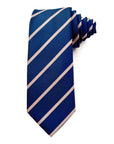 Harbour Stripe – Navy & Blush Tie