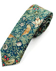 Strawberry Thief Teal — Kids' Tie
