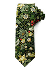 Strawberry Thief Forest Green — Kids' Tie