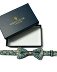 Strawberry Thief Teal - Kid's Bow Tie