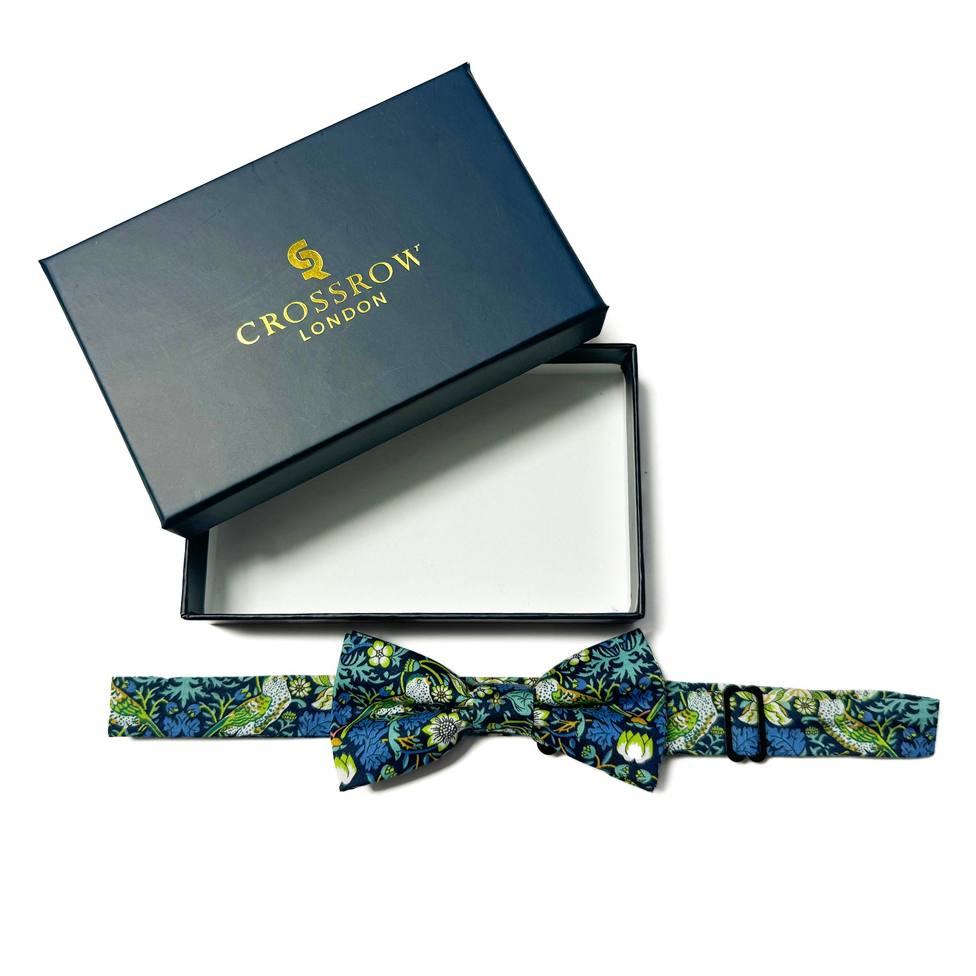 Strawberry Thief Blue - Kid's Bow Tie
