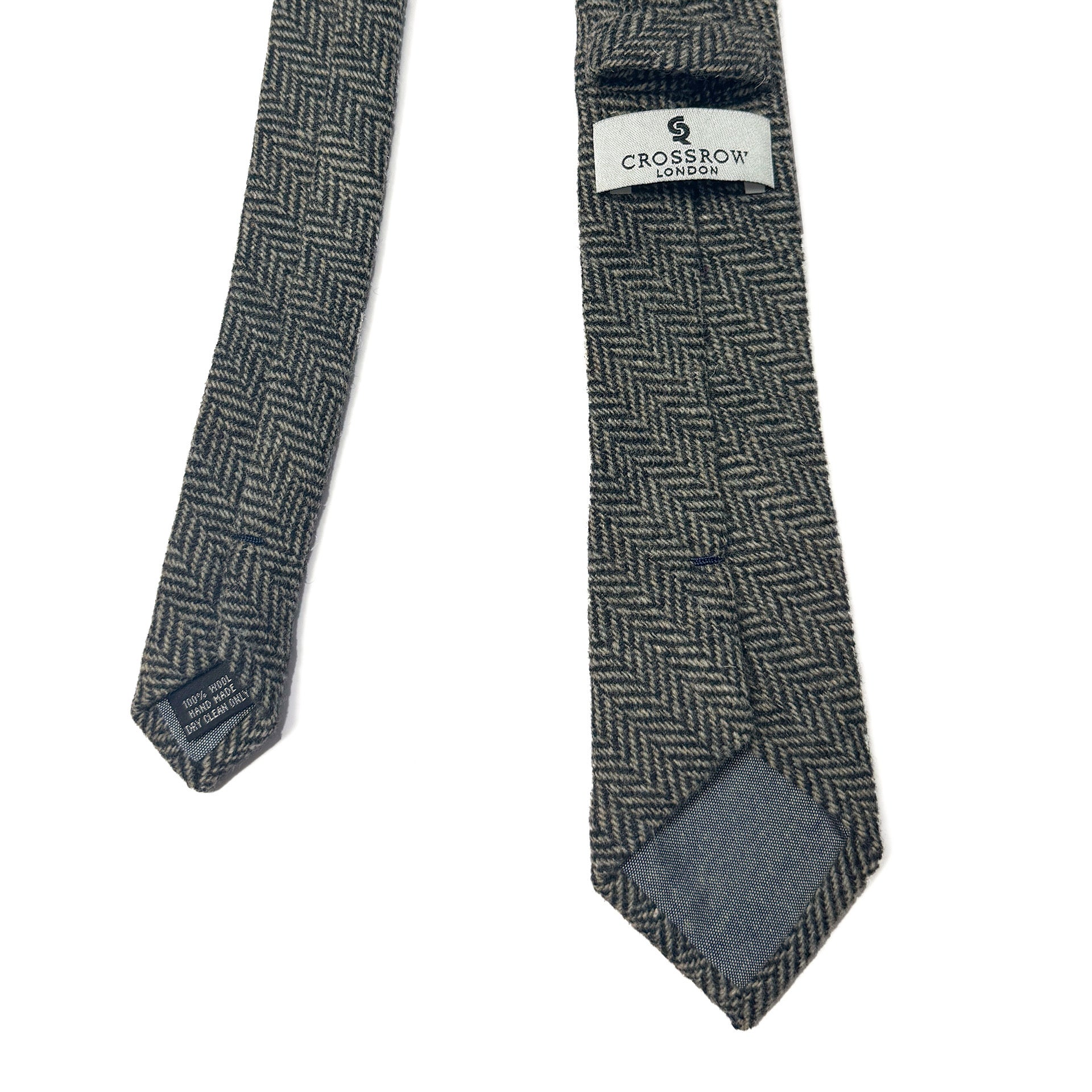Whitehall Herringbone Wool Tie
