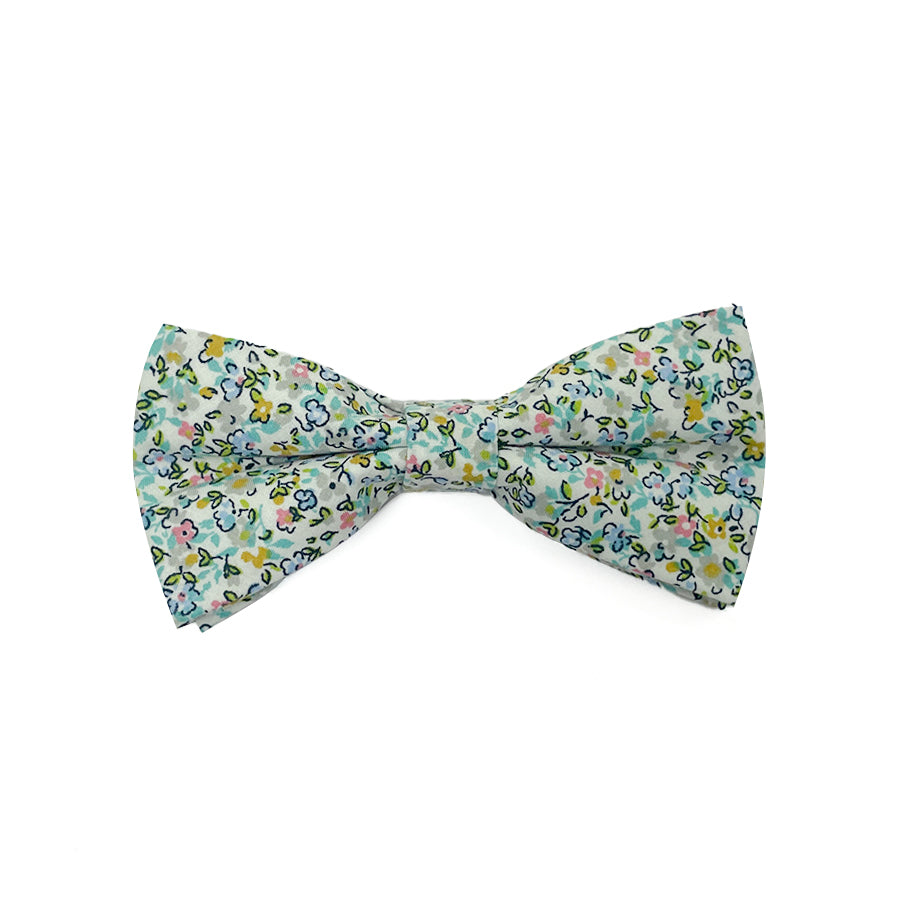 Tiny Blooms Men's Bow Tie with a subtle floral design in premium cotton.