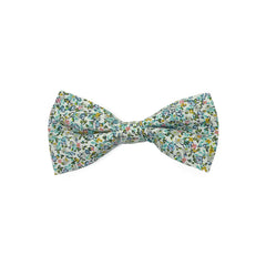 Tiny Blooms kid's bow tie with a cute and colourful floral pattern.
