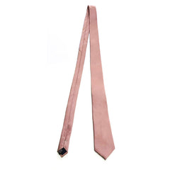 Dusty pink men's silk tie made from 100% pure mulberry silk, ideal for formal and semi-formal events.