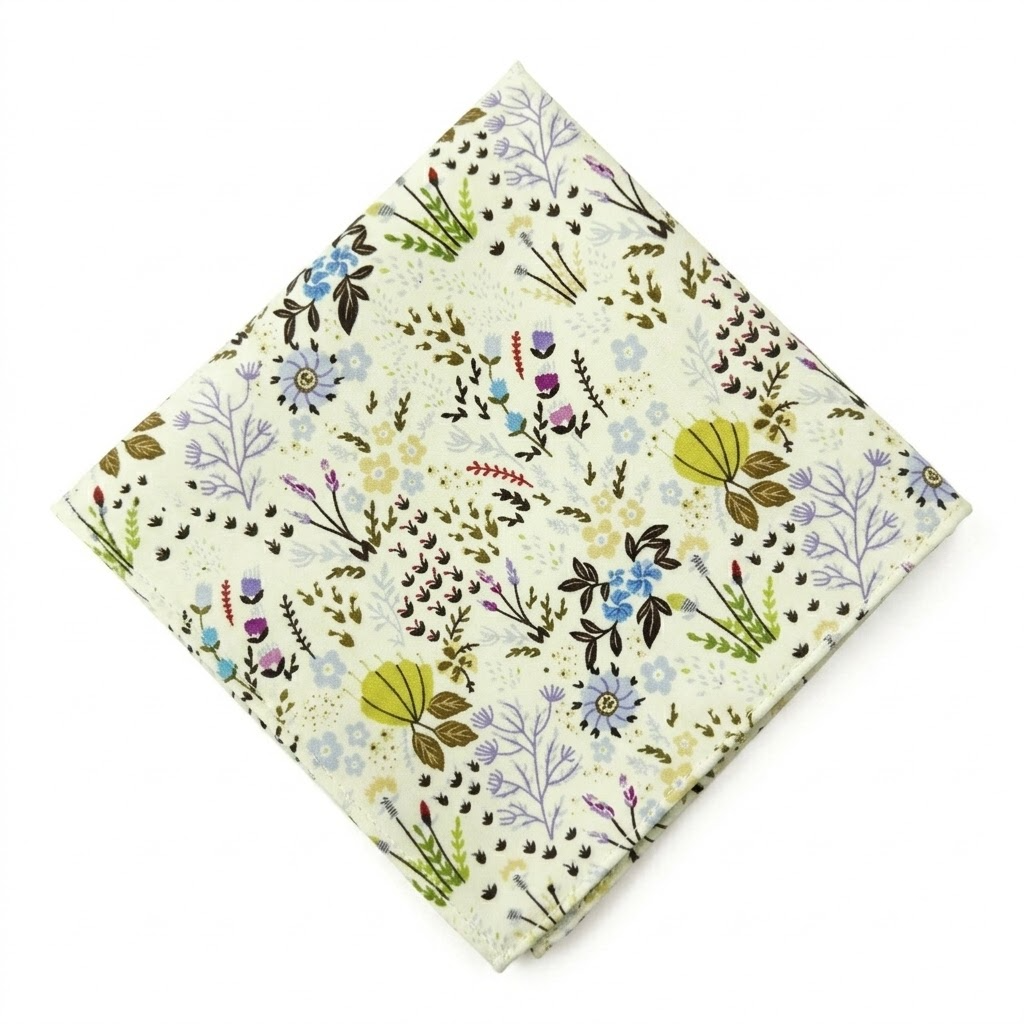 Summer Pasture - Cotton Pocket Square